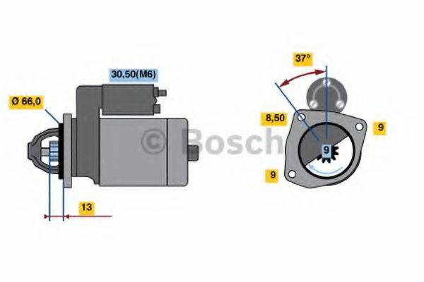 BOSCH 0986019930 Стартер