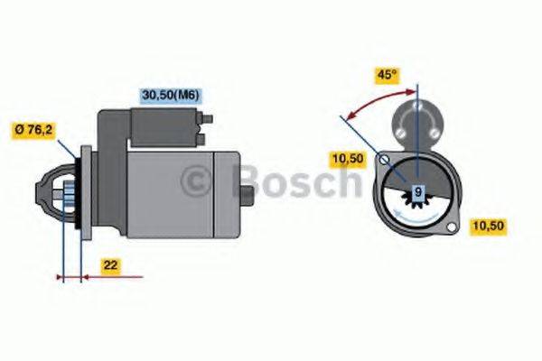 BOSCH 0986019970 Стартер