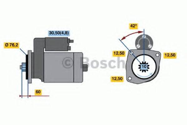 BOSCH 0986020320 Стартер