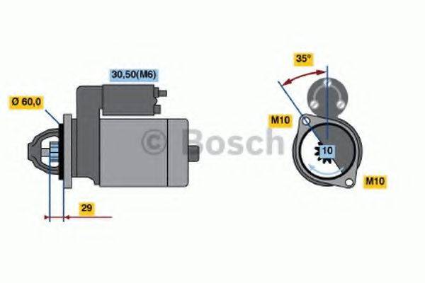 BOSCH 0986021290 Стартер