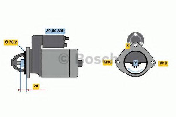 BOSCH 0986022880 Стартер