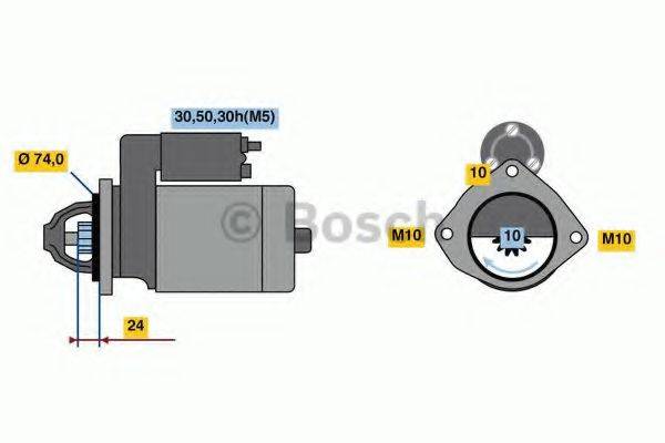 BOSCH 0986022930 Стартер