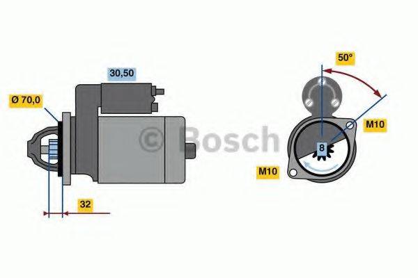 BOSCH 0986023230 Стартер