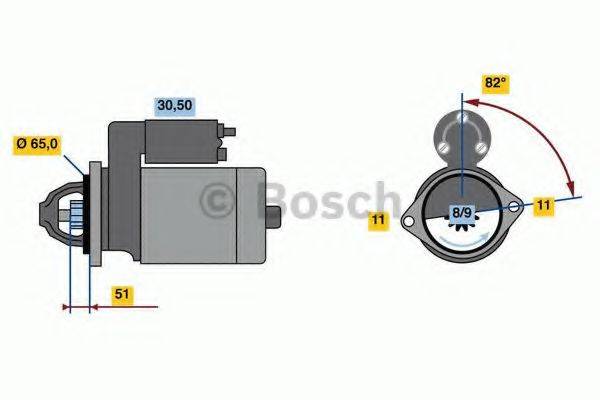 BOSCH 0986023470 Стартер