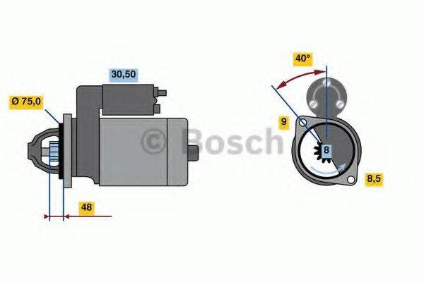 BOSCH 0986023520 Стартер