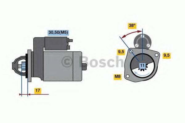 BOSCH 0986023580 Стартер