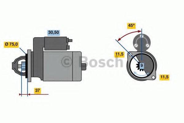 BOSCH 0986023770 Стартер