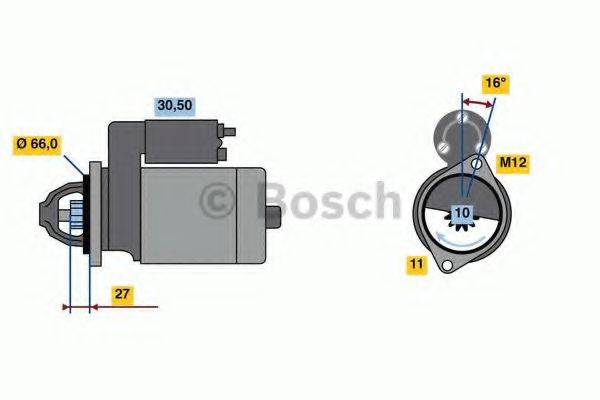 BOSCH 0986024030 Стартер