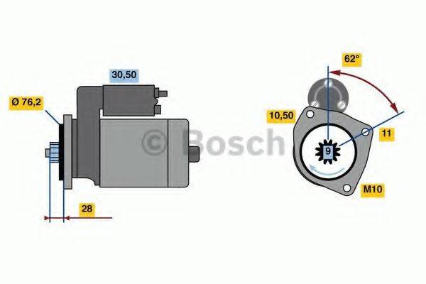 BOSCH 0986024050 Стартер