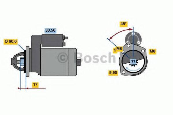 BOSCH 0986024060 Стартер