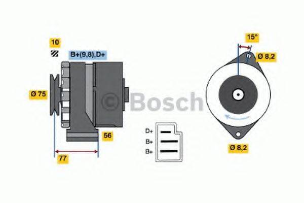 BOSCH 0986030740 Генератор