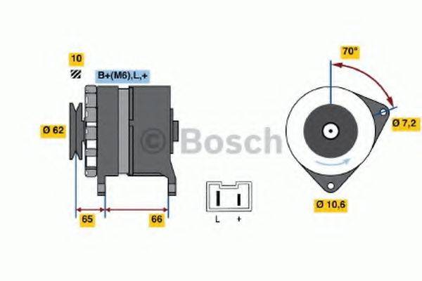 BOSCH 0986031711 Генератор