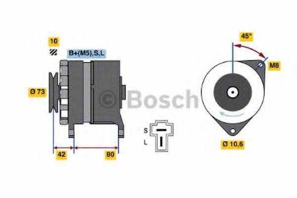 BOSCH 0986033441 Генератор