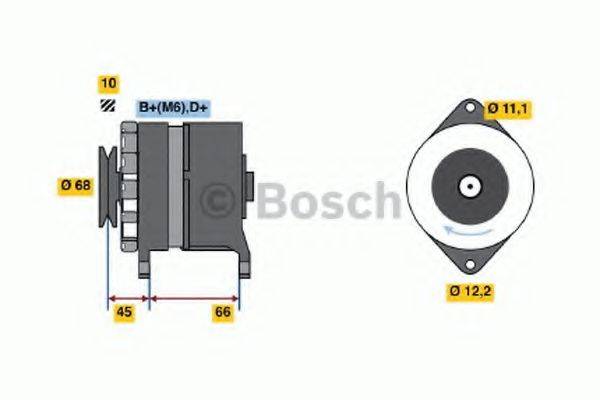 BOSCH 0986033890 Генератор