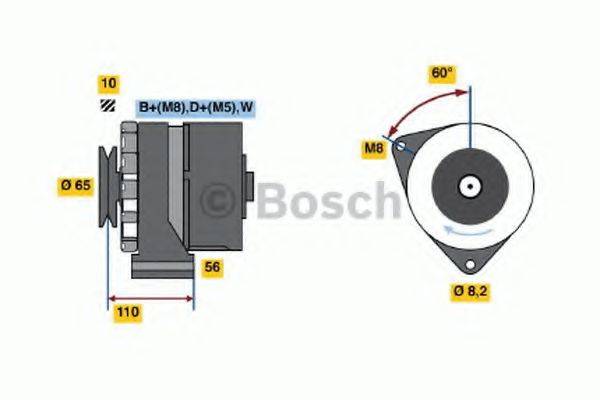 BOSCH 0986034500 Генератор