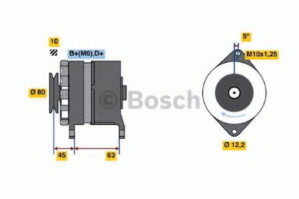 BOSCH 0986034390 Генератор