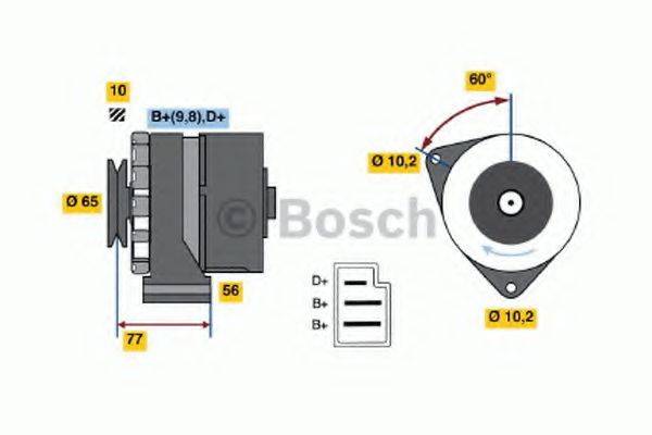 BOSCH 0986034620 Генератор