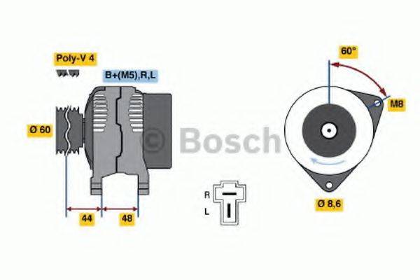 BOSCH 0986035291 Генератор