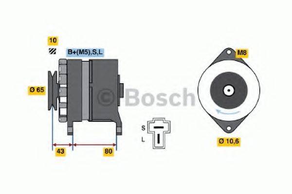 BOSCH 0986035401 Генератор