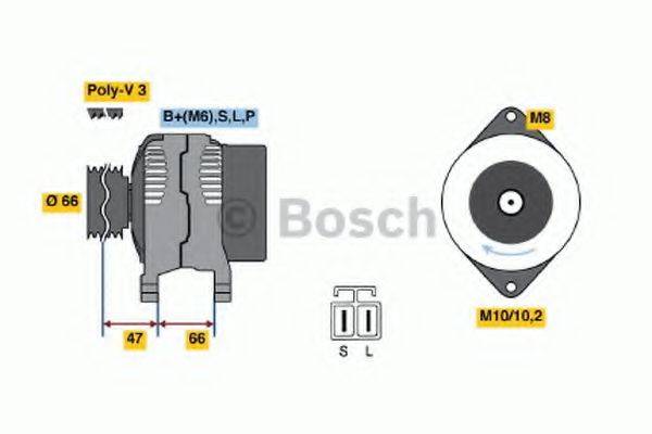 BOSCH 0986036471 Генератор