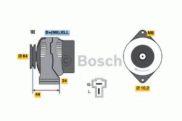 BOSCH 0986037271 Генератор