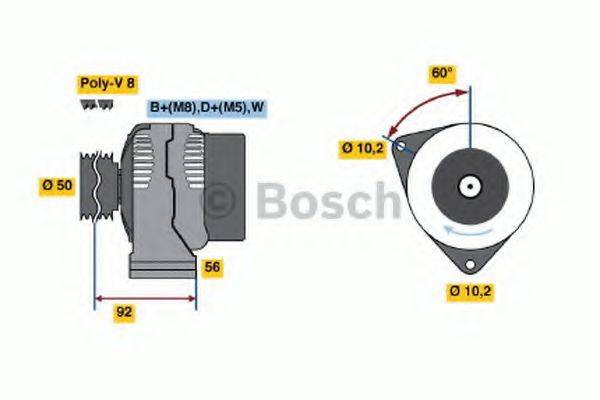 BOSCH 0120465004 Генератор