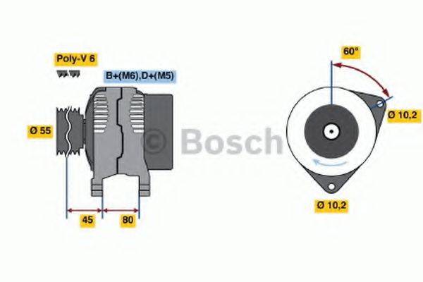 BOSCH 0123212001 Генератор