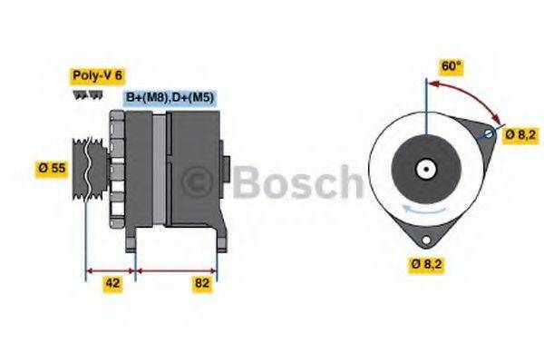 BOSCH 0120469017 Генератор