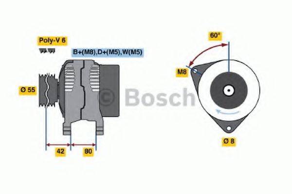 BOSCH 0123310015 Генератор