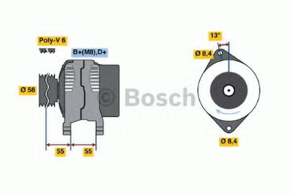 BOSCH 0123500006 Генератор