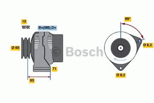 BOSCH 0123500005 Генератор