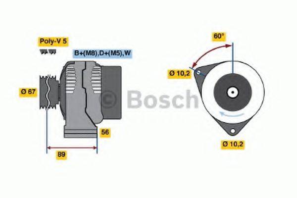 BOSCH 0123310026 Генератор