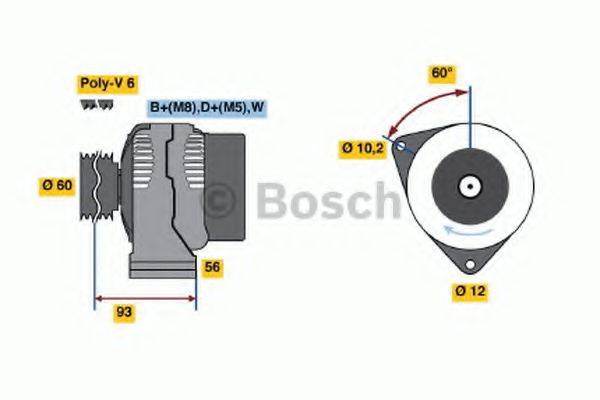 BOSCH 0123320039 Генератор