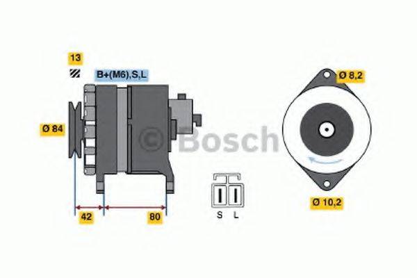 BOSCH 0986040581 Генератор