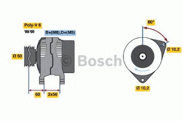 BOSCH 0123510089 Генератор