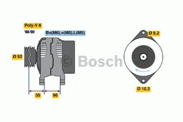 BOSCH 0986041371 Генератор