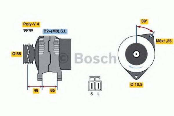 BOSCH 0986042690 Генератор