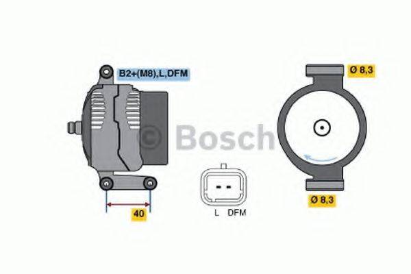 BOSCH 0986042770 Генератор