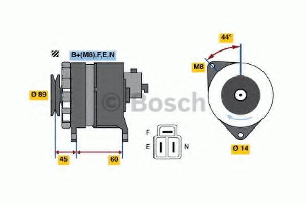 BOSCH 0986042981 Генератор