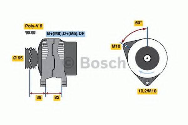 BOSCH 0123515024 Генератор