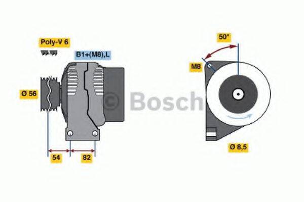 BOSCH 0124525001 Генератор