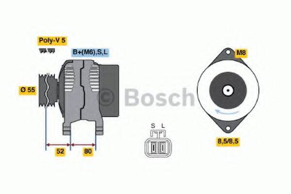 BOSCH 0986045711 Генератор