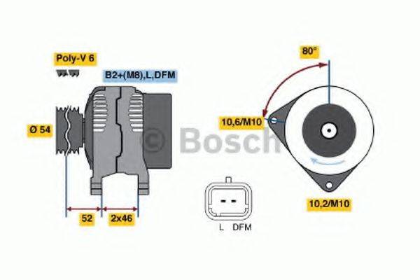 BOSCH 0986047360 Генератор