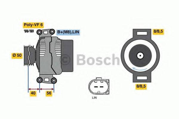 BOSCH 0986048450 Генератор