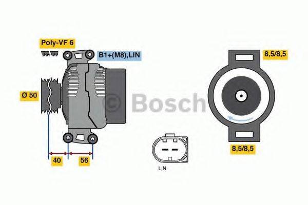 BOSCH 0986049010 Генератор