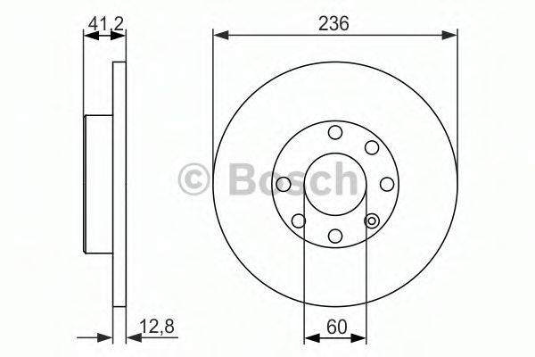 BOSCH 0986479830 гальмівний диск