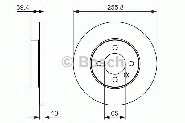 BOSCH 0986479856 гальмівний диск