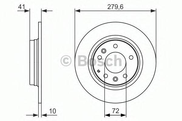 BOSCH 0986479949 гальмівний диск