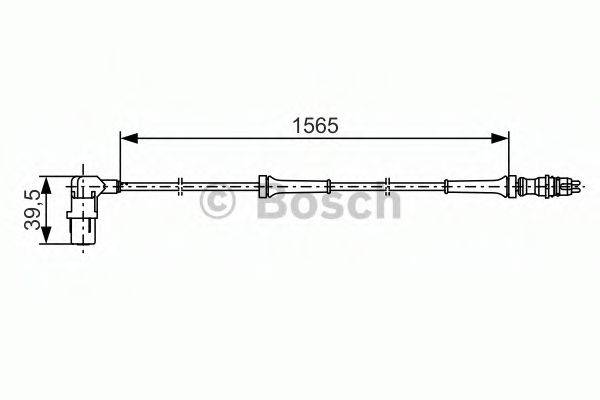 BOSCH 0265006557 Датчик, частота обертання колеса