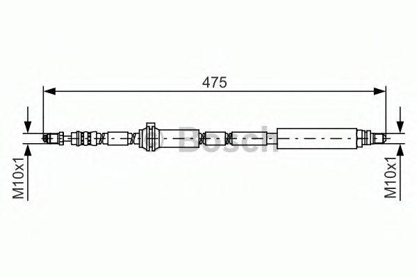 BOSCH 1987481450 Гальмівний шланг